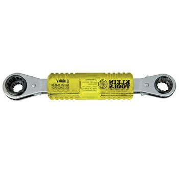 RATCHETING WRENCHES | Klein Tools KT223X4-INS 4-in-1 Lineman's Insulating Box Wrench